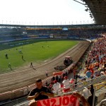 Panorama stadionu z górnej trybuny